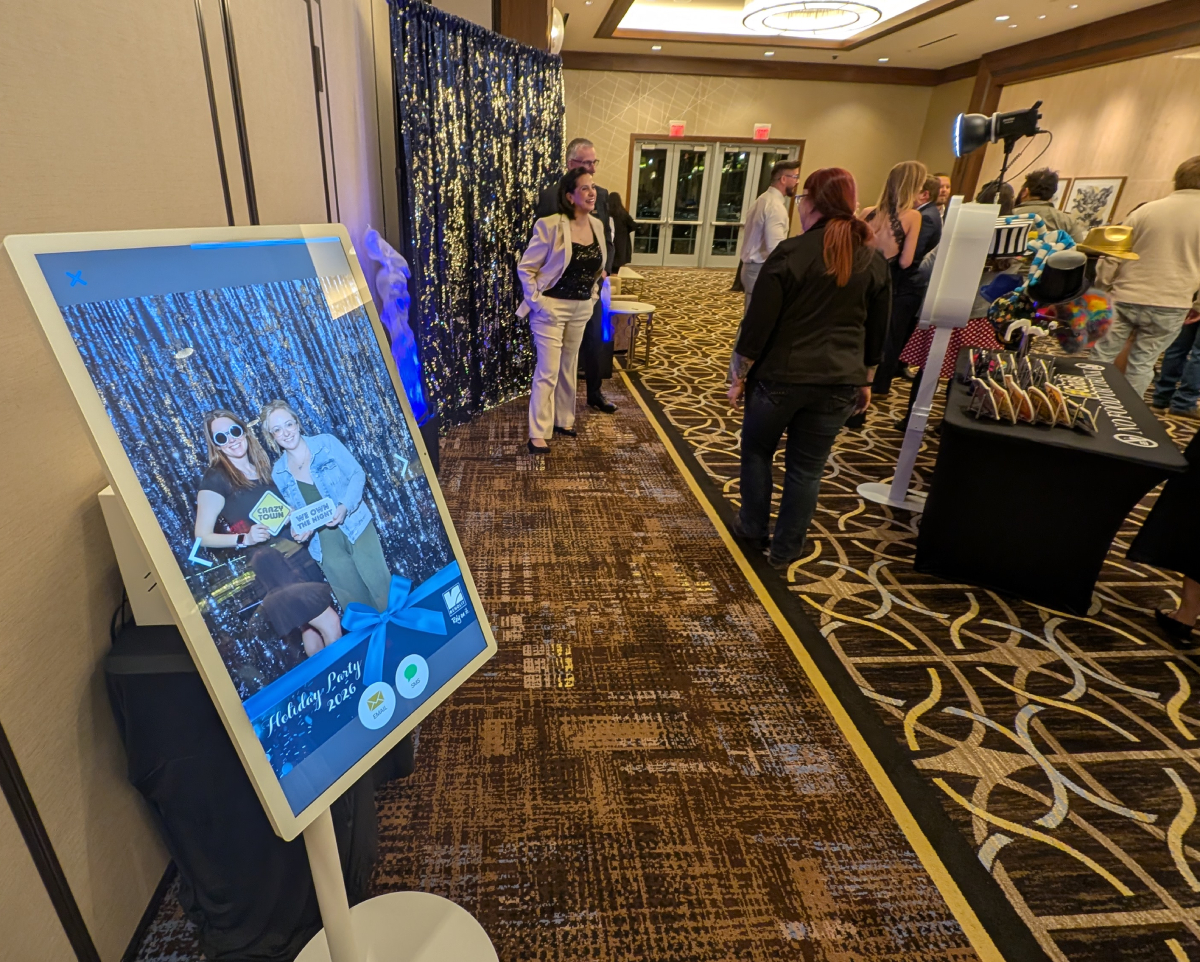 branded corporate photo booth experience activation